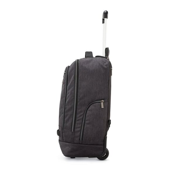Samsonite Modern Utility Convertible Wheeled Backpack in Charcoal Leather - Picture 6 of 10